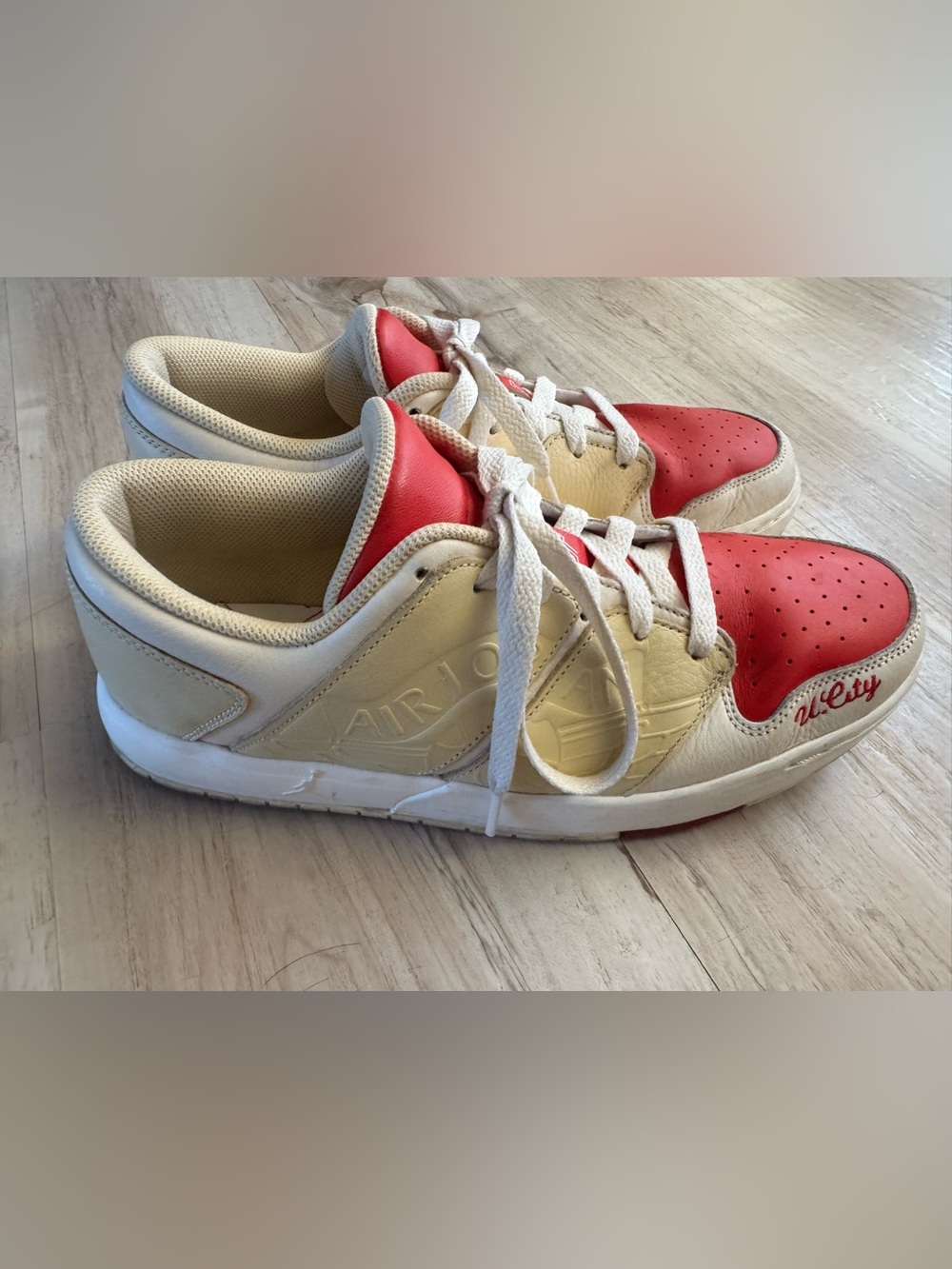 Nike U.City Jayson Tatum Jordan Nu Retro 1 Low PE  Ivory Men FB1300-100 size 10